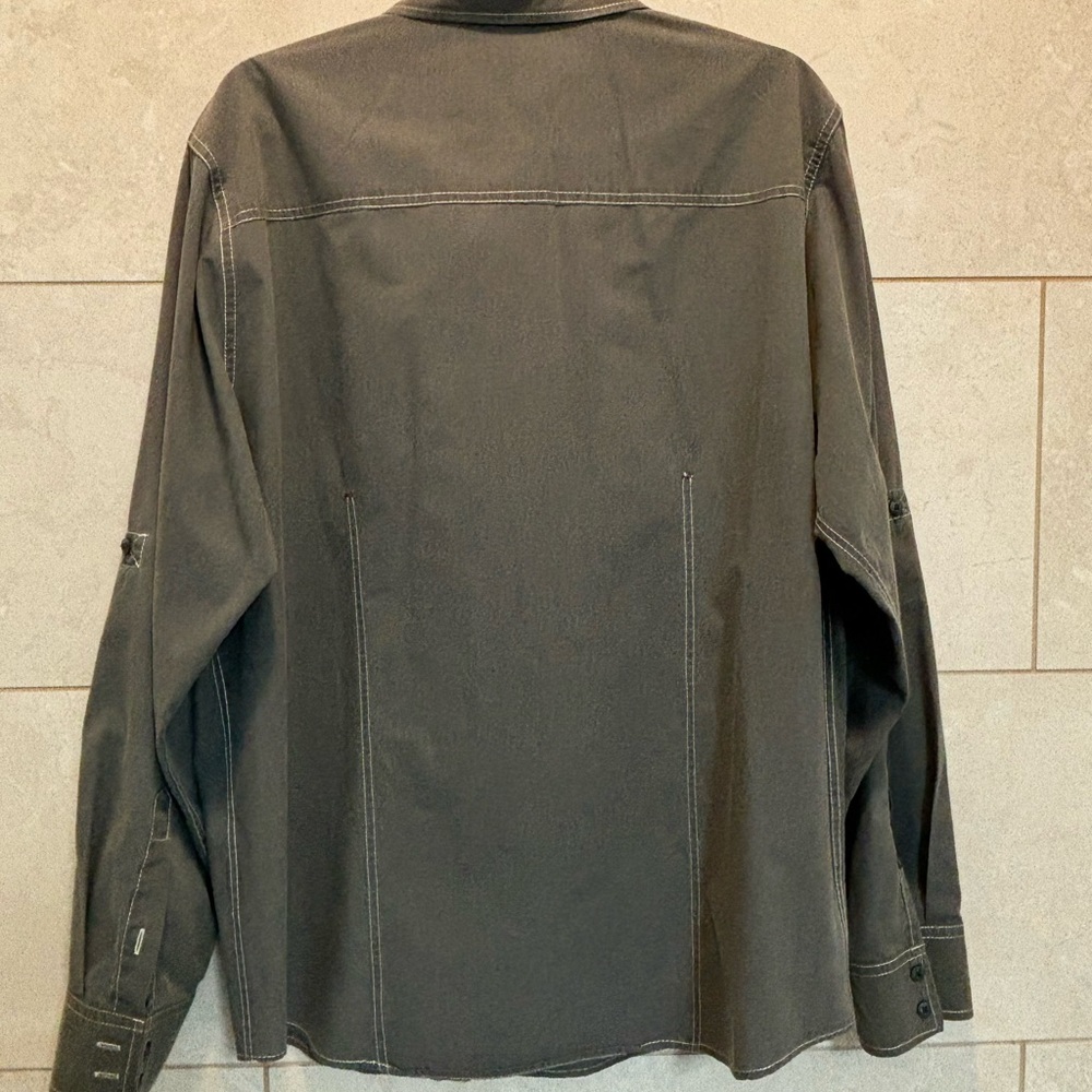 SURPLUS Men’s western long sleeve button up shirt - Picture 2 of 6